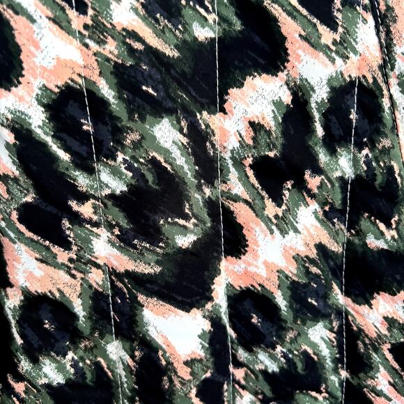 RACHEL COMEY x TARGET‎ Animal Print Cropped Quilted Jacket Black NWT Women's XS - Picture 3 of 11